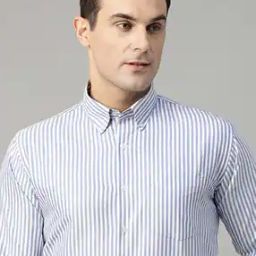 Men Button-down Collar Slim Fit Shirt-image-10
