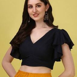 Women Back Open Blouse-image-96
