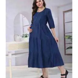 Women Cotton Dress-image-87