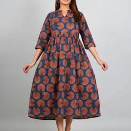 Women Cotton Dress-image-90