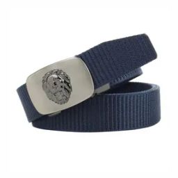Men Webbed Wide Belt with Plaque Buckle Closure-image-41
