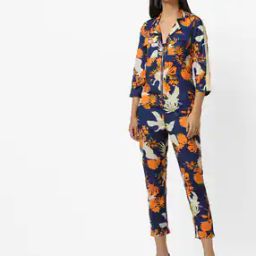 Cropped Floral Print Jumpsuit with Zip-image-66