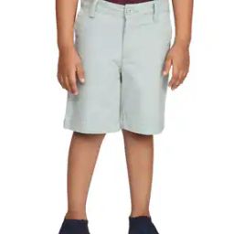 Flat-Front Cargo Shorts with Insert Pockets-image-67