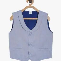Boys Patterned Waistcoat with Welt Pocket-picture-35