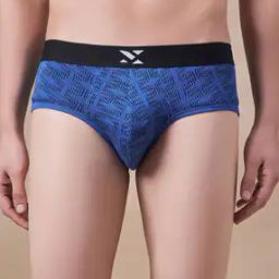 Men Printed Briefs with Elasticated Waistband-image-85