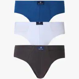 Pack of 3 Mid-Rise Cotton Briefs-image-130
