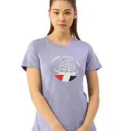 Women Graphic Print Regular Fit Round-Neck T-Shirt-image-95