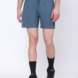 Men Regular Fit City Shorts with Elasticated Drawstring Waist-image-97