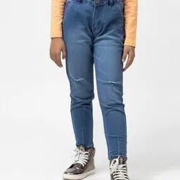 purple united kids Girls Straight Jeans-picture-40