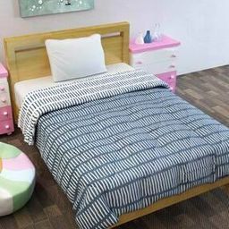 Geometric Print Reversible Single Comforter-27