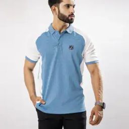 Men Colourblock Lounge Polo T-Shirt-image-74