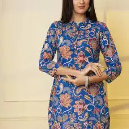 tissu Women Floral Print Straight Kurta-picture-24