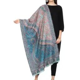 Floral Print Stole with Frayed Hem-picture-10