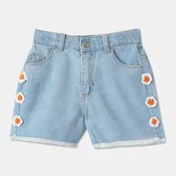 Girls Floral Hot Pants-picture-29