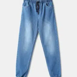 Boys Lightly Washed Relaxed Fit Jeans-12