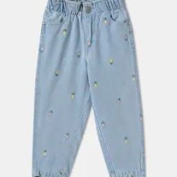 Girls Micro Print Jeans-image-66