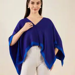 Women Crop Shrug with V-Neck-20
