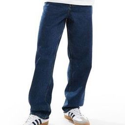 asos design Men Lightly Washed Baggy Jeans-picture-47