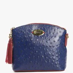 Textured Sling Bag with Chain Strap-image-20
