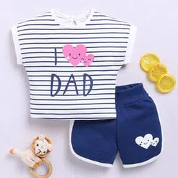 Infants Graphic Print T-Shirt & Shorts Set-picture-47
