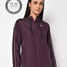 Zip-Front Hooded Jacket with Insert Pockets-picture-1