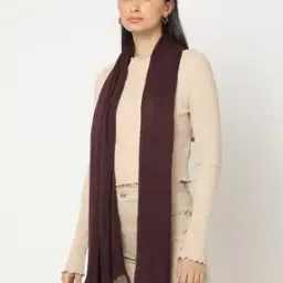 Women Pleated Scarves with Tassels-picture-31