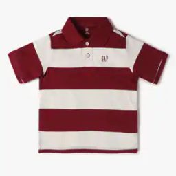 Striped Colorblock Polo T-Shirt-image-66