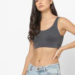 Non-Padded Non-Wired Full Coverage Seamless All Day Lounge Cami Bra - BRA78801-15
