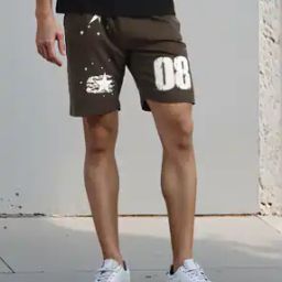 Shein Graphic Print Track Shorts With Pockets-image-29