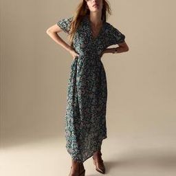marks & spencer Paisley V-Neck Midaxi Tea Dress-picture-30
