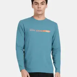 Crew-Neck T-Shirt with Placement Print-26