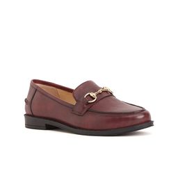 Peach Flores Women Solid Leather Loafers-picture-37