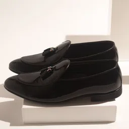 PRIVO by Inc.5 Men Pointed Toe  Leather Slip-On Tassel Loafers-image-27