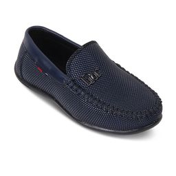 Jazzy Juniors Boys Textured Horsebit Loafers-image-90