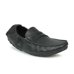 PRIVO by Inc.5 Men Black Leather Loafers-picture-47