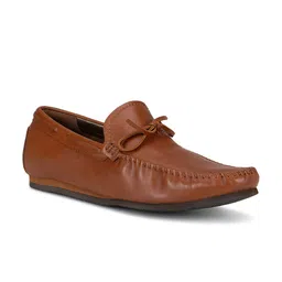 ROSSO BRUNELLO Men Brown Leather Loafers-image-46