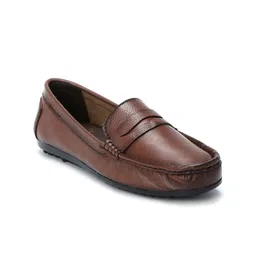 Zoom Shoes Women Leather Lightweight Penny Loafers-image-89