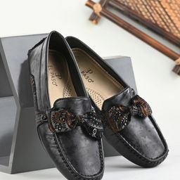 El Paso Women Loafers With Bows-image-22