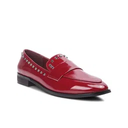 RAG & CO Women Stud Detail Slip-On Loafers-39