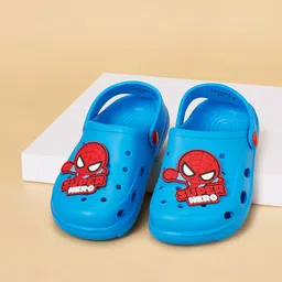 Pantaloons Junior Boys Self Design Spider-Man Applique Detail Clogs-picture-19