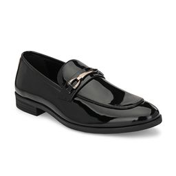 San Frissco Men Sterling Black Solid Formal Loafers-picture-22
