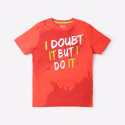 Typographic Print Round-Neck T-Shirt-image-51