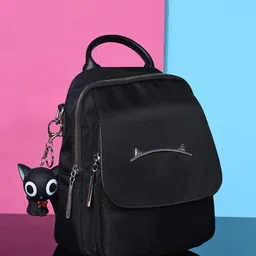 HAUTE SAUCE by  Campus Sutra Women Solid Backpack-5