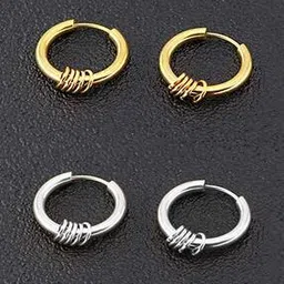 Pack of 2 Hoop Earrings-30