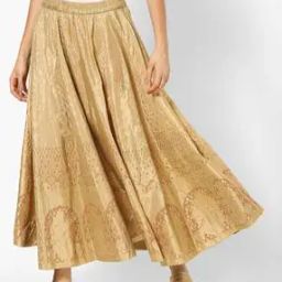 Printed Flared Skirt with Elasticated Waistband-image-53