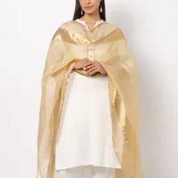Zari Bordered Dupatta with Tassels-picture-16