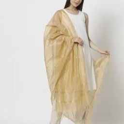 Women Foil Print Dupatta-image-92
