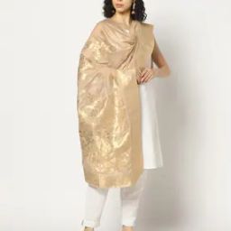 Women Zari Woven Dupatta-picture-14