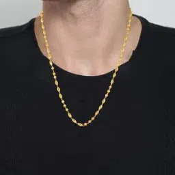 admier Men Gold-Plated Linked Chain with Mini Ball Detail-picture-35