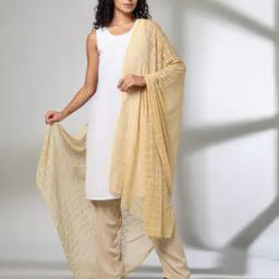 Women Checked Dupatta-36